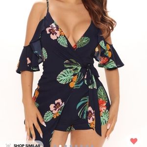 Floral Romper Fashion Nova